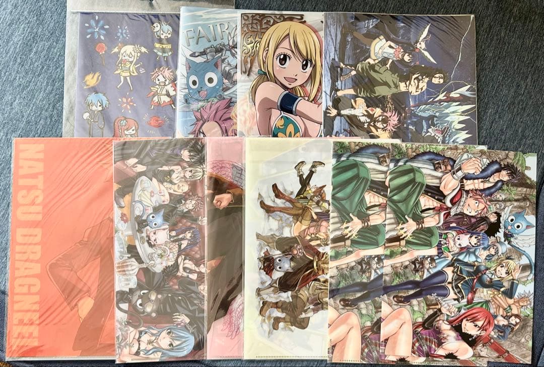 フェアリーテイル　クリアファイル　セット