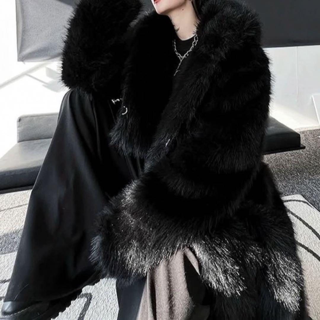 〜値引き中〜フードファーモードロングコート(otte)