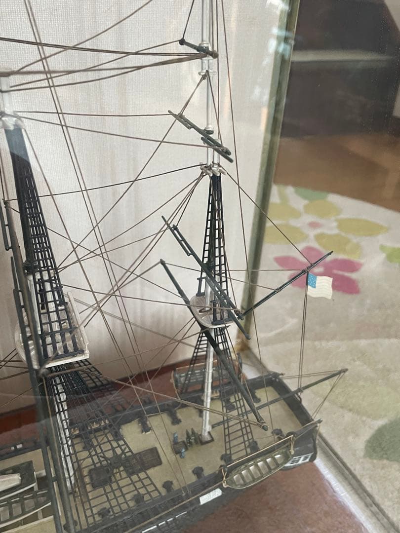 （地域限定）USS Constitution ヴィンテージハンドメイド　模型船