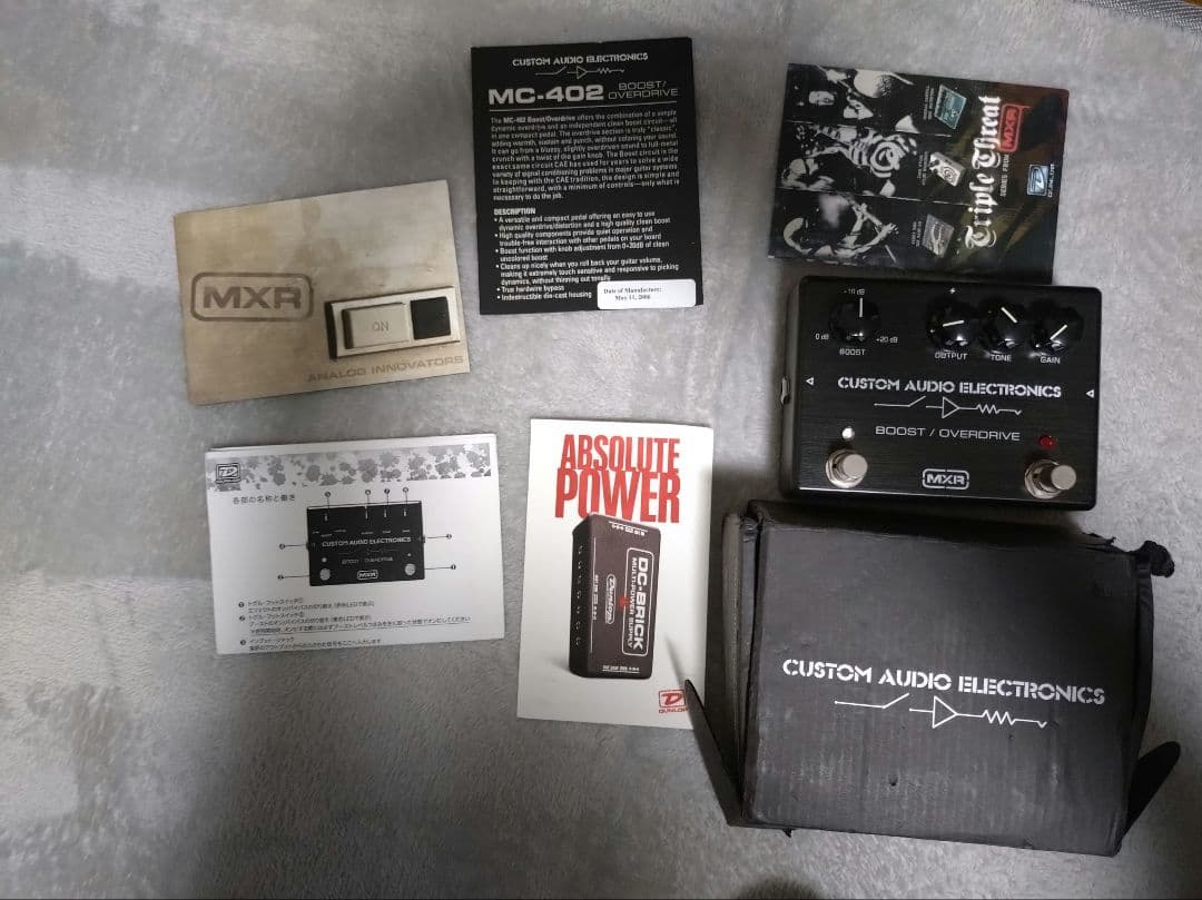 ギター MXR CUSTOM AUDIO ELECTRONICS MC-402