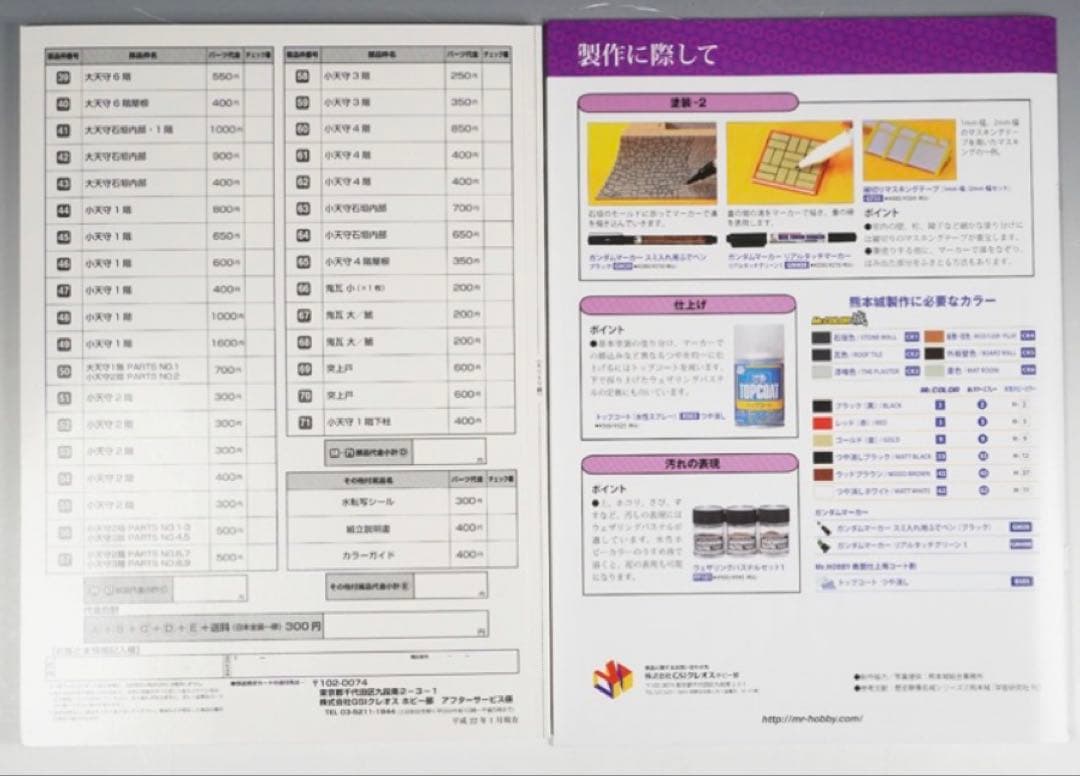 GSIクレオス 名城シリーズ 神瞰 熊本城 1/144