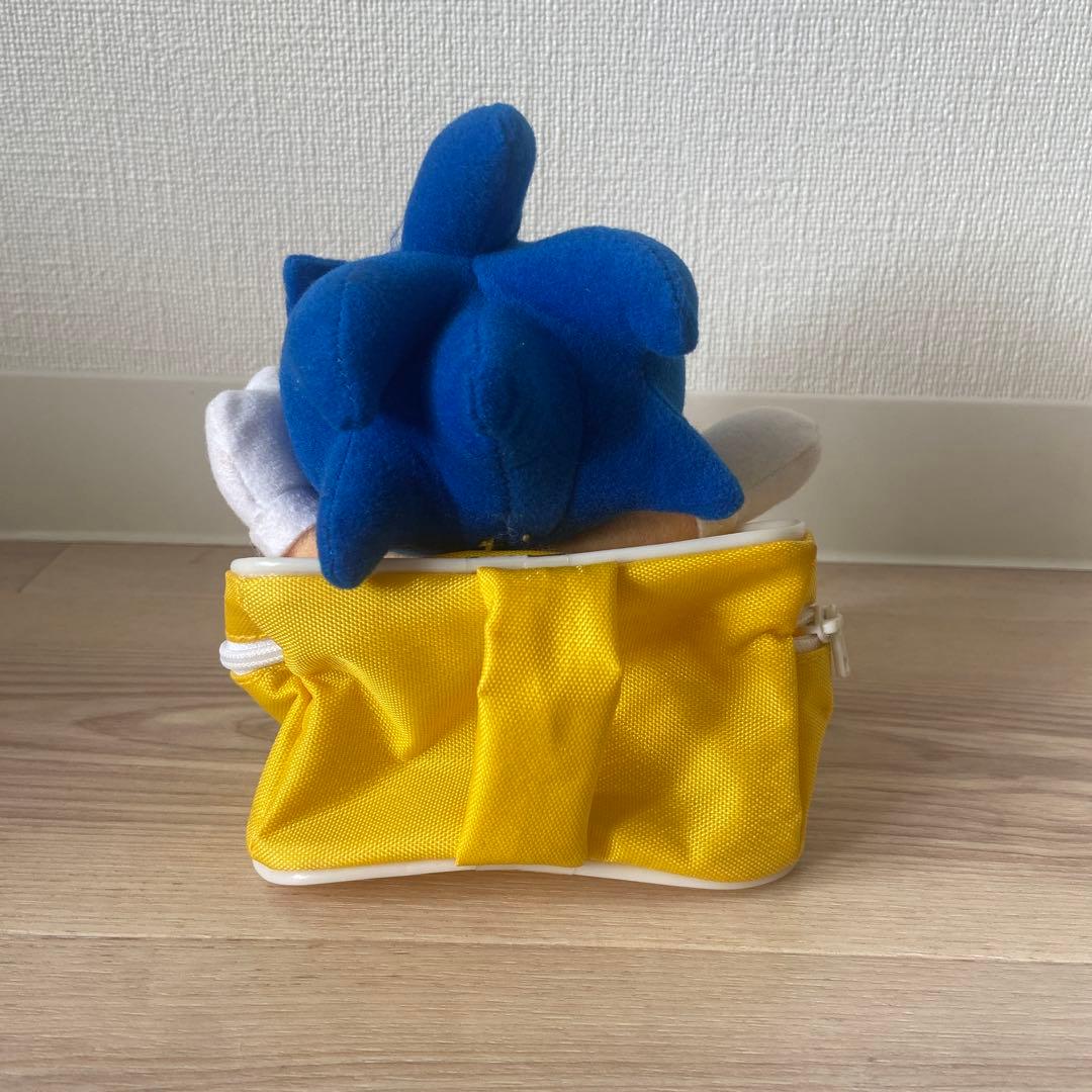 セガ ソニック ぬいぐるみ ポーチ型　　平成レトロ　希少　レア　非売品　1994