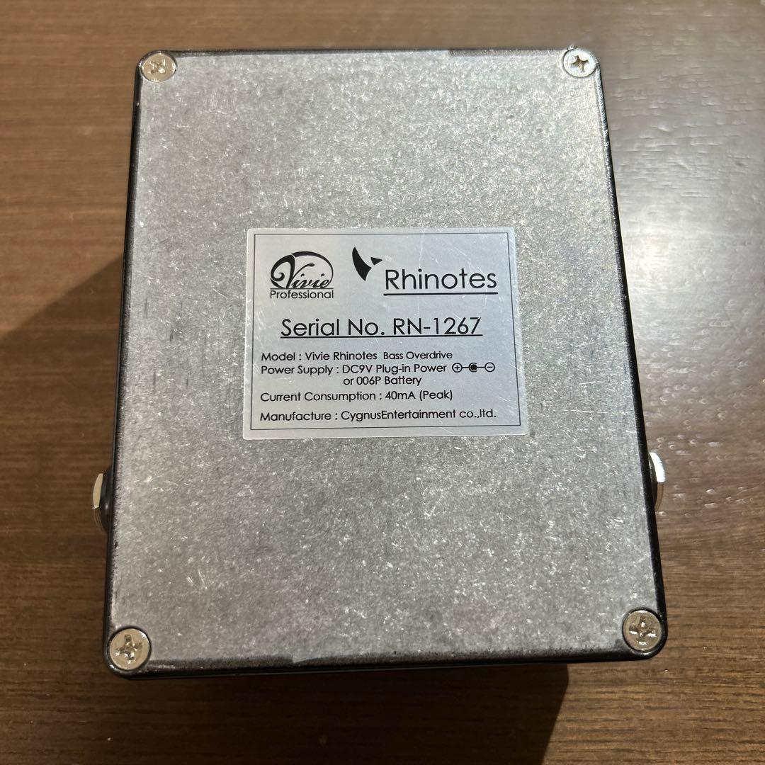 [生産終了]Vivie Rhinotes ライノーツ ベースエフェクター