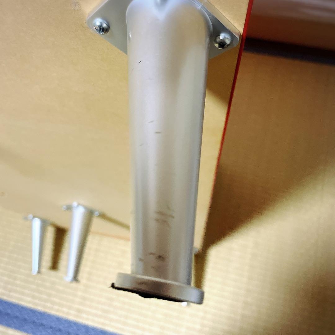 （廃盤）スペースエイジ　レグナテック　テレビボード　赤　レトロポップ　白井産業