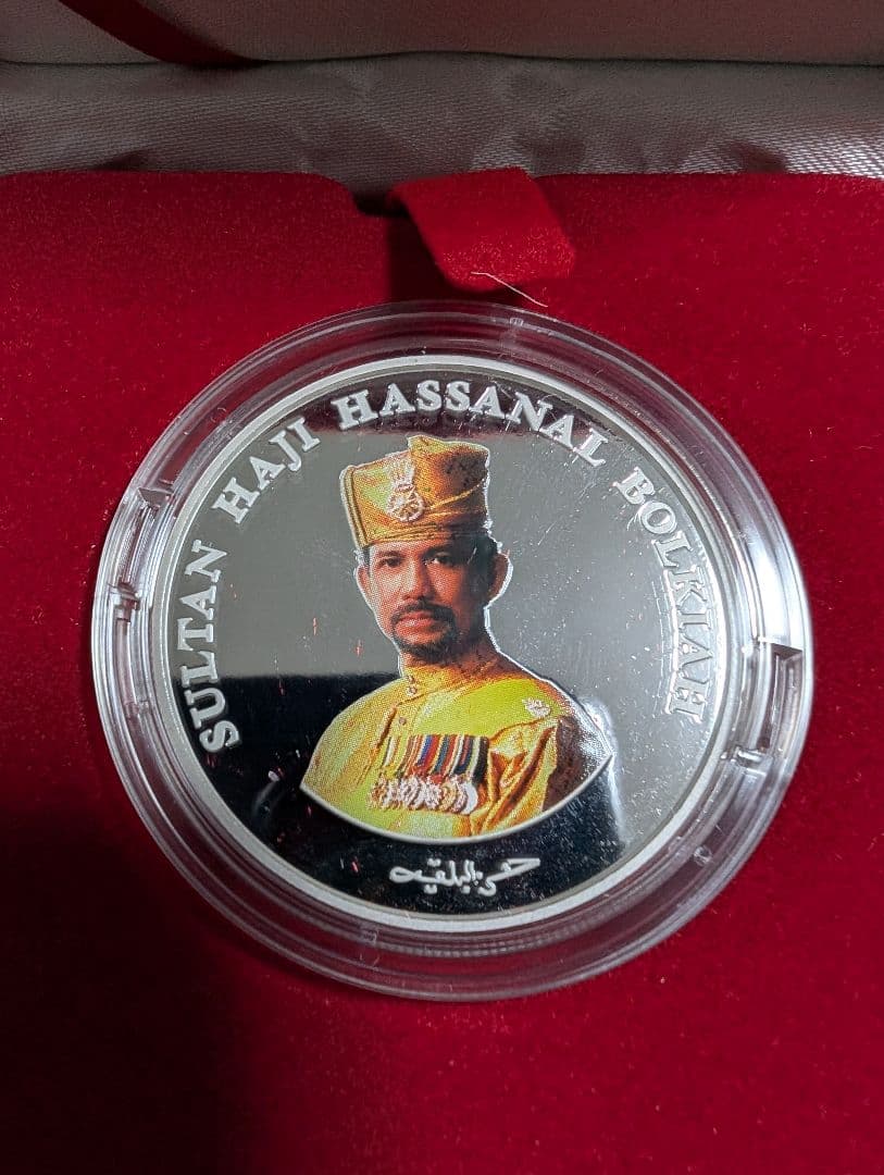 日本ブルネイ外交関係樹立30周年記念　30ドル　プルーフ　１オンス　純銀貨