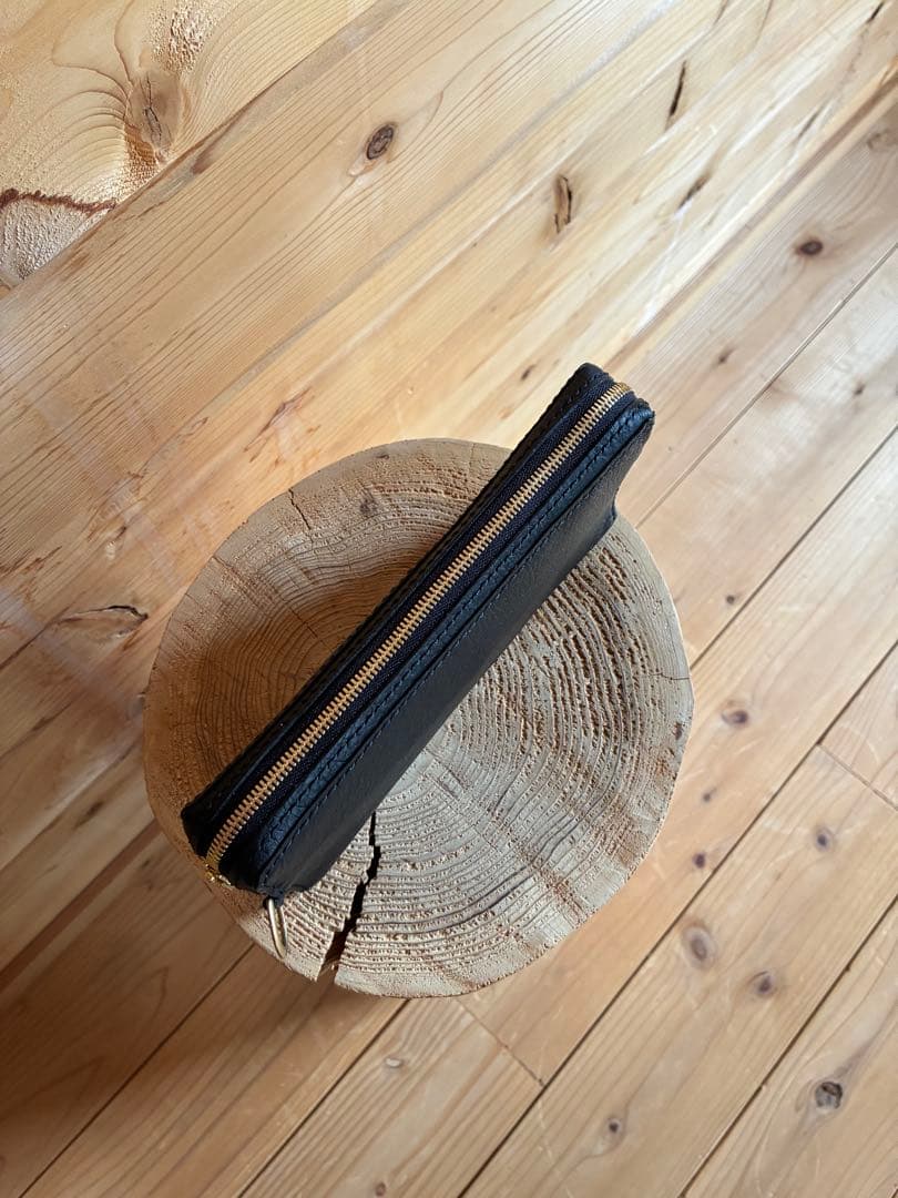 【オーダーメイド】ミドルウォレット　ルガトショルダー　ダブルステッチ　キャンモア