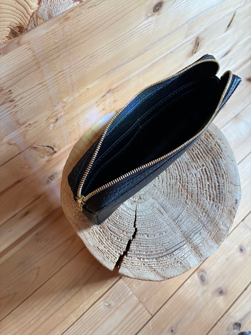 【オーダーメイド】ミドルウォレット　ルガトショルダー　ダブルステッチ　キャンモア