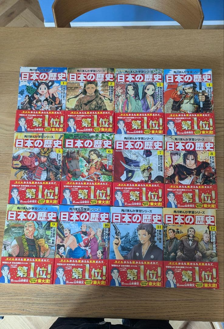 角川まんが学習シリーズ 日本の歴史 1-15巻 別巻付き 全巻セット