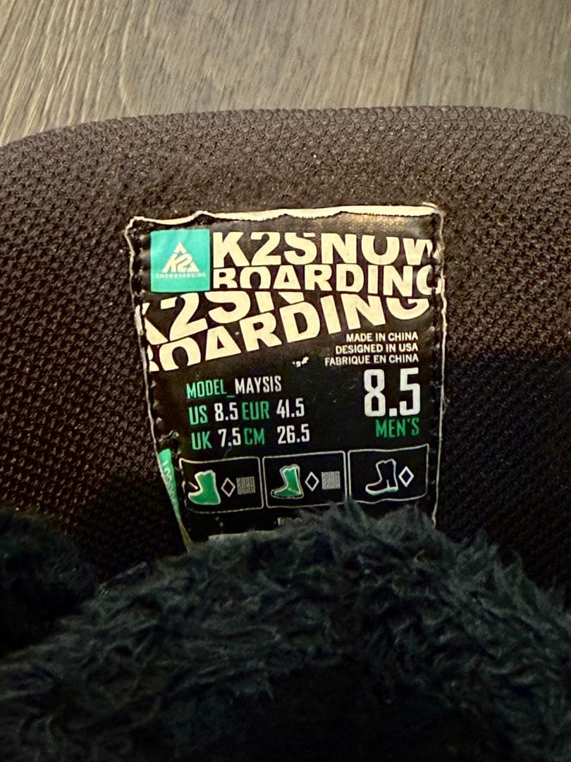 K2 スノーボードブーツ MAYSIS 26.5 BOAオマケブーツケース