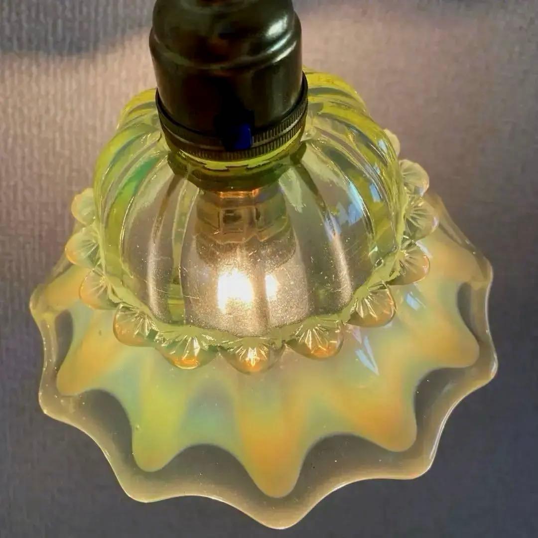 ヴァセリンガラス　【John Walsh】　シェードとランプスタンド　☆専用☆