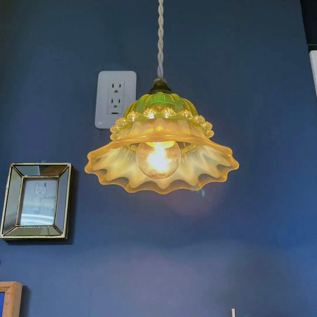 ヴァセリンガラス　【John Walsh】　シェードとランプスタンド　☆専用☆