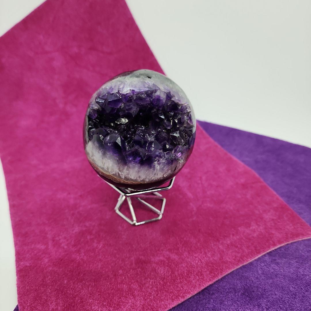 アメジスト天然石 笑口 スフィア