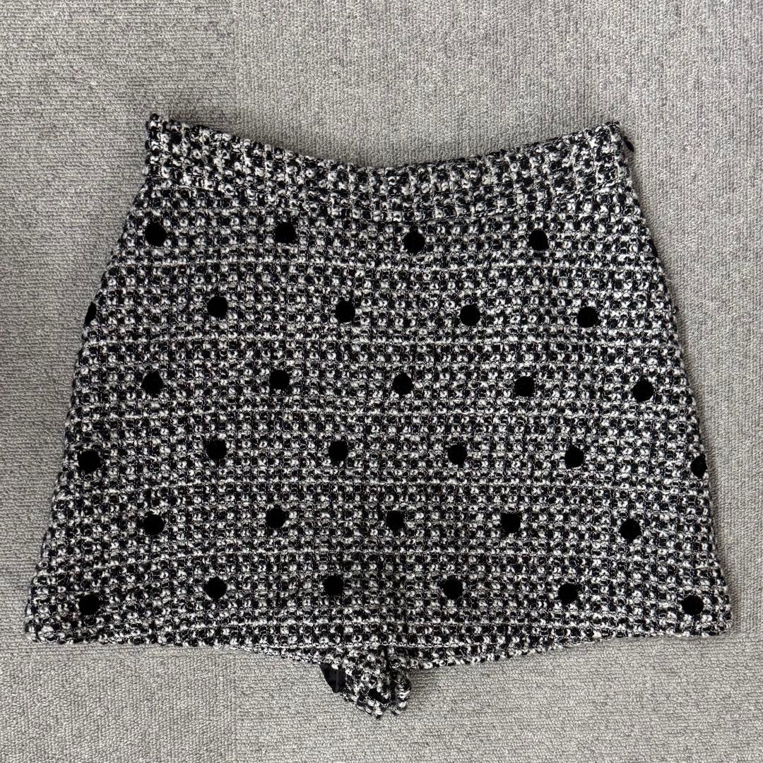sheller ドットツイードレディキュロット【即日発送】