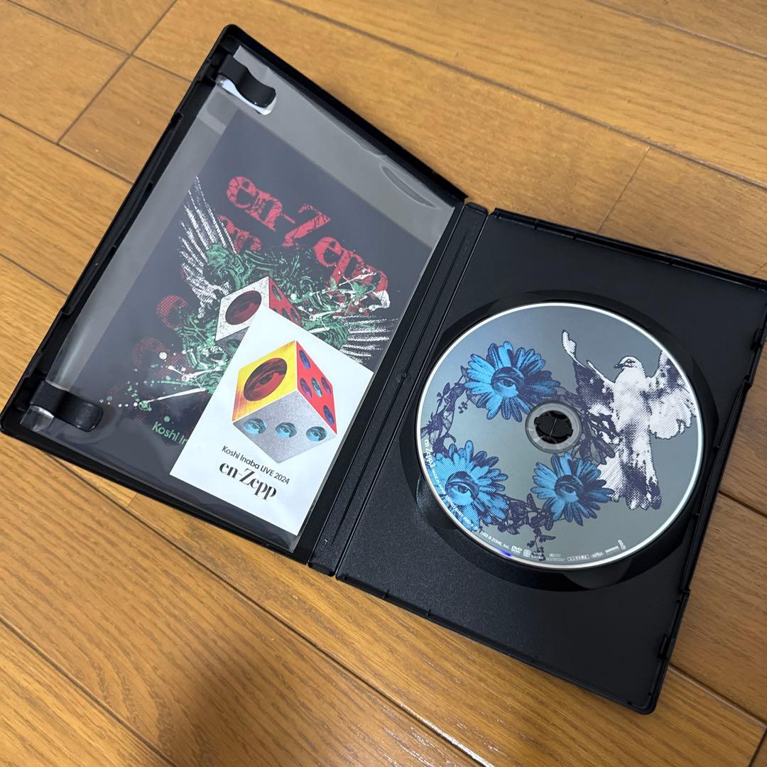 【DVD】Koshi Inaba LIVE 2024 en-Zepp訳ありセット