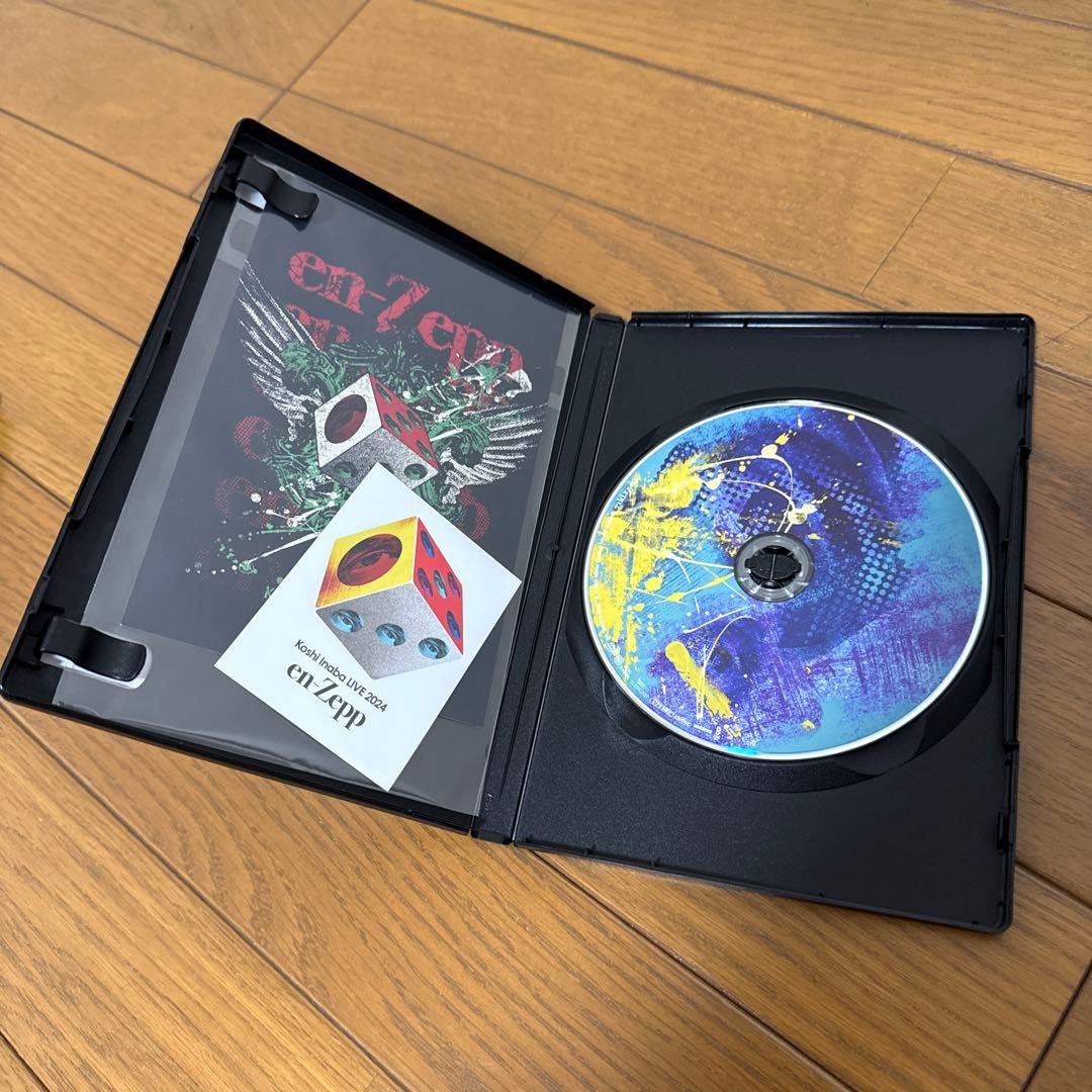 【DVD】Koshi Inaba LIVE 2024 en-Zepp訳ありセット