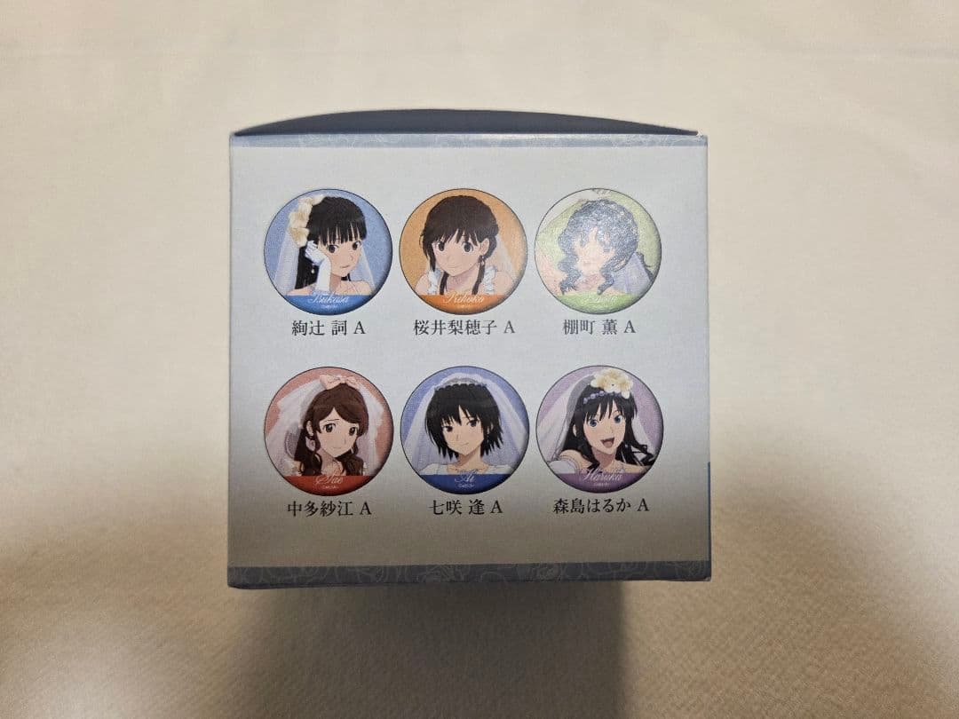 アマガミ 描き下ろしウェディング水着ver. グリッター缶バッジ 未開封BOX