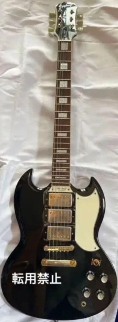 エピフォン ＊ Ｇ−４００CUSTOM 3PUタイプ・ブラック