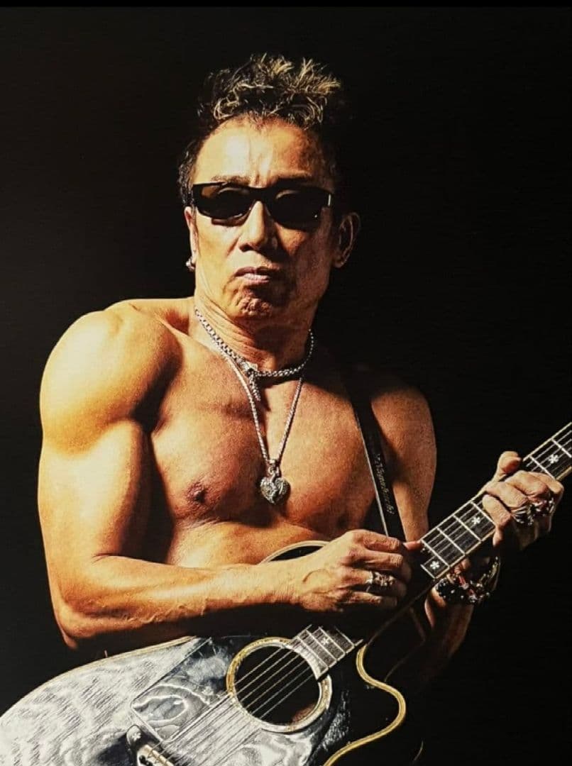 ※長渕 剛さんハートペンダント&剛さん本物ネックレス/60cm×3mm カモスタ