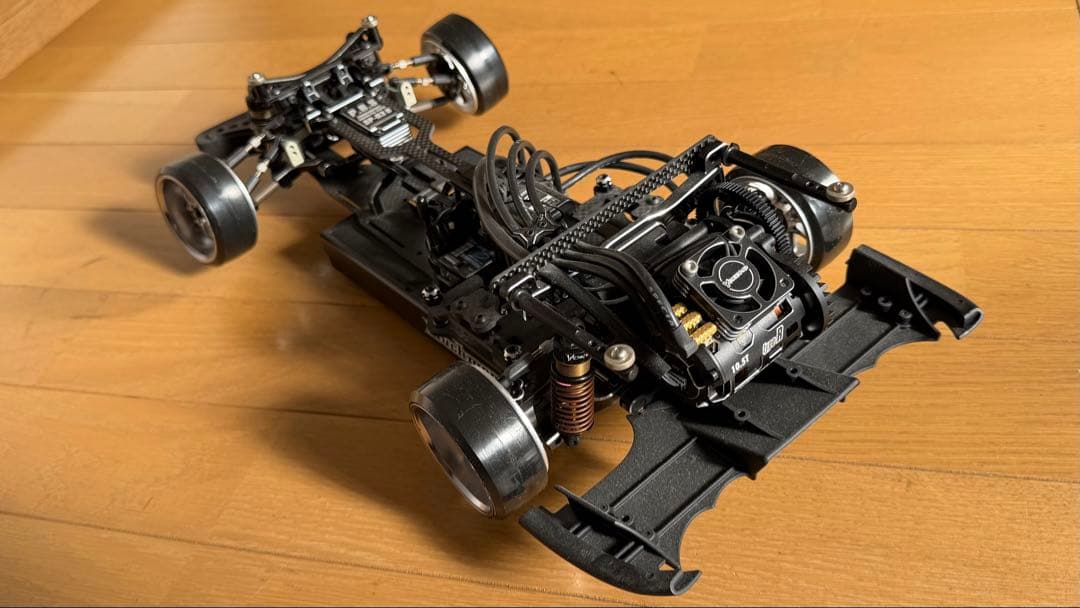 ヨコモ YD-2 RX メカ付き美品 未塗装RX-7ボディ&エアロキット小物付属