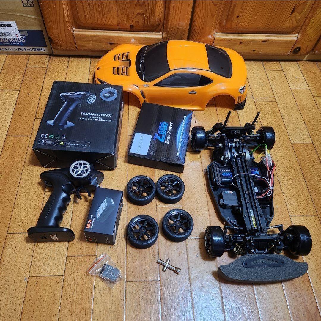 タミヤ ドリフト ラジコン フルセット　TA04　オレンジ　86　　　　tt01