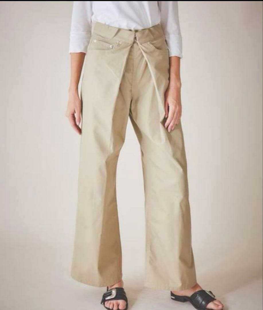 約3万円★JOHN LAWRENCE SULLVAN フロントホックワイドパンツ