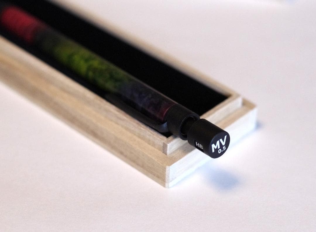 マーベラスウッド シャープペンシル メープル瘤（スタビライズドウッド）