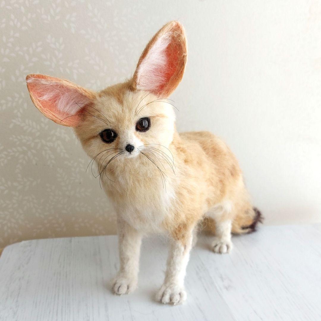 羊毛フェルト　フェネック