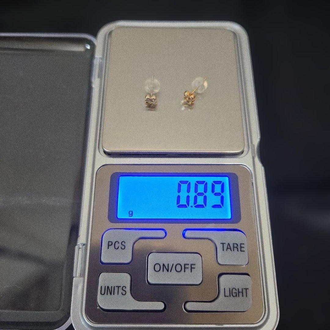 K18 & K18WG シンメトリー花形ダイアモンドスタッドピアス✨