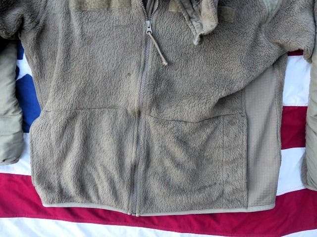 米軍実物　ポーラテックフリースジャケット　M-S　コヨーテ　ECWCS　139