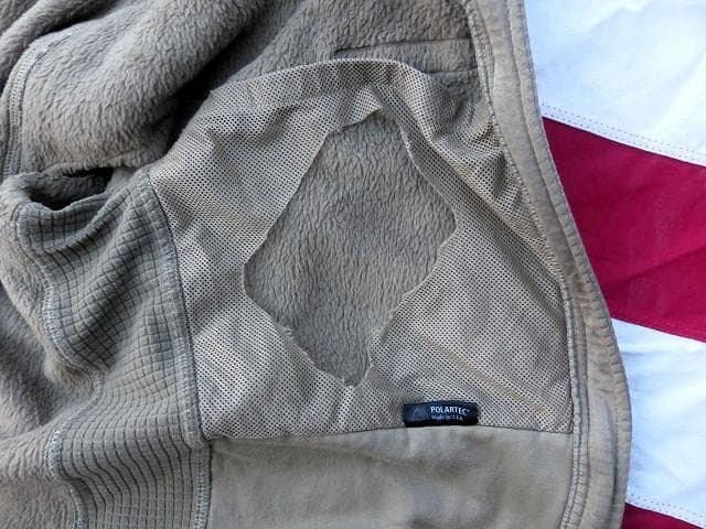 米軍実物　ポーラテックフリースジャケット　M-S　コヨーテ　ECWCS　139