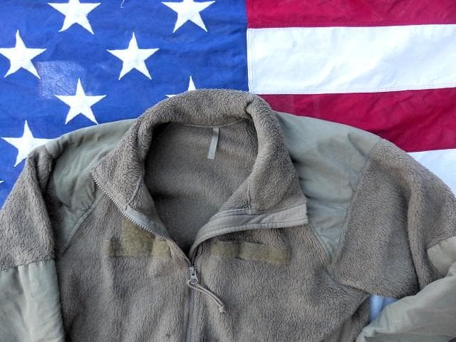 米軍実物　ポーラテックフリースジャケット　M-S　コヨーテ　ECWCS　139