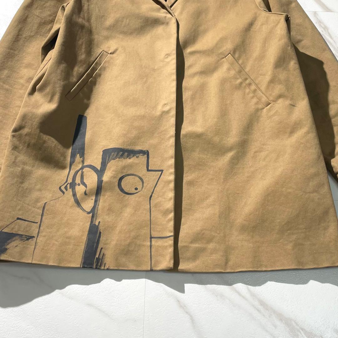 入手困難✨ d-due デドュエ ステンカラーコート デザイン ブラウン系