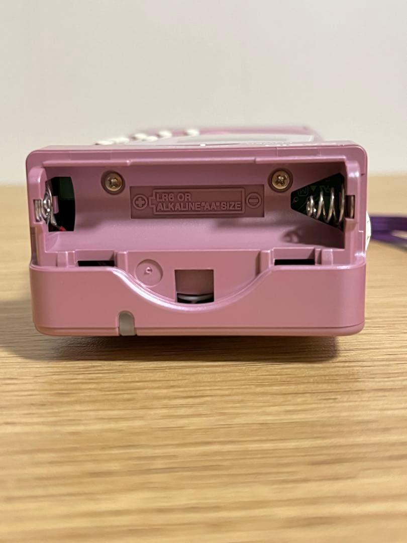 【中古・現状品】カシオ プチコレ デジタルシールカメラ ZR-1 ピンク 本体