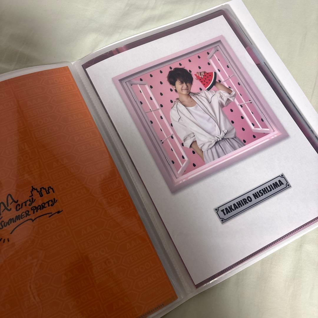 AAA西島隆弘クリアファイルコレクション