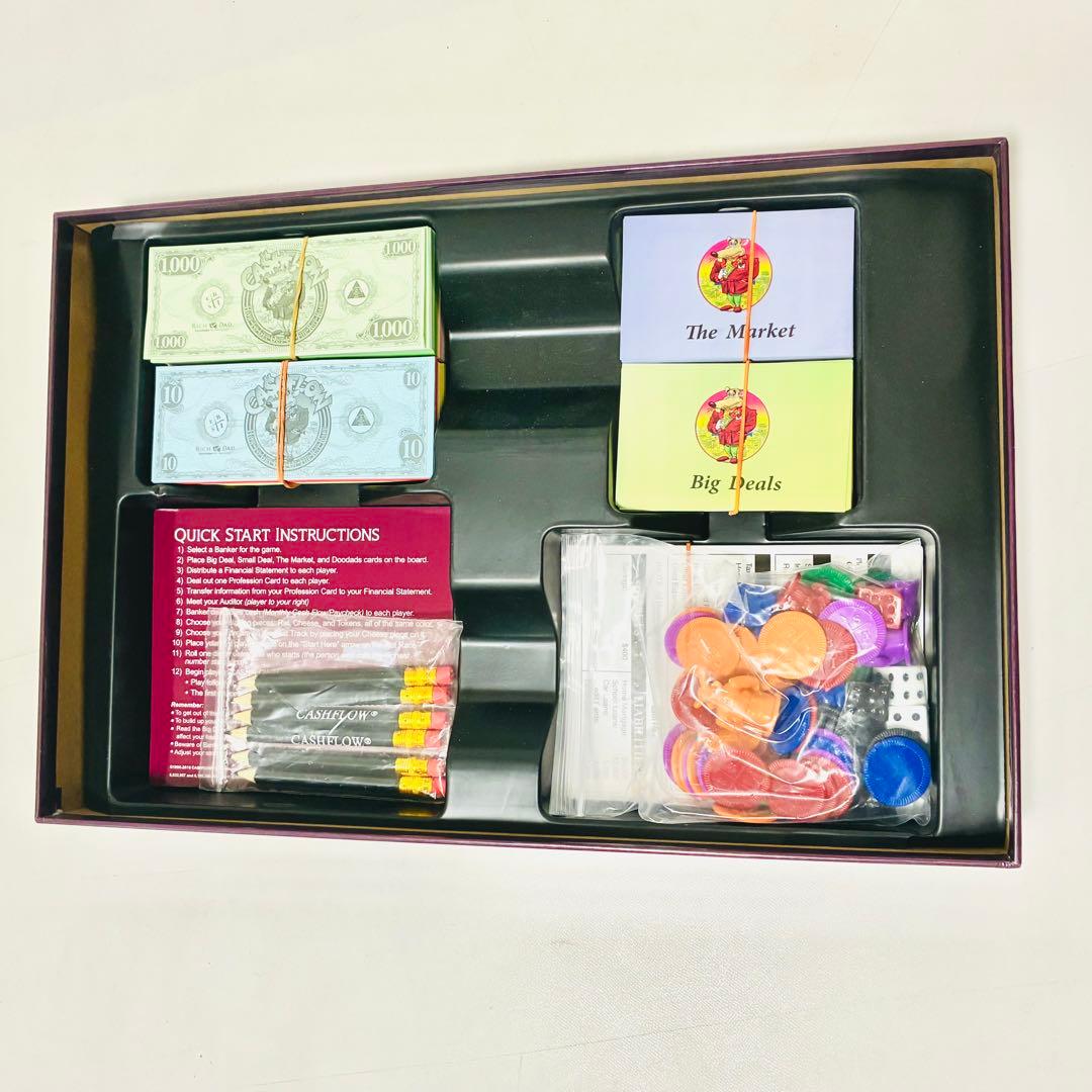 【訳あり美品 欠品なし】新装版キャッシュフロー101英語版 日本語説明書付き S