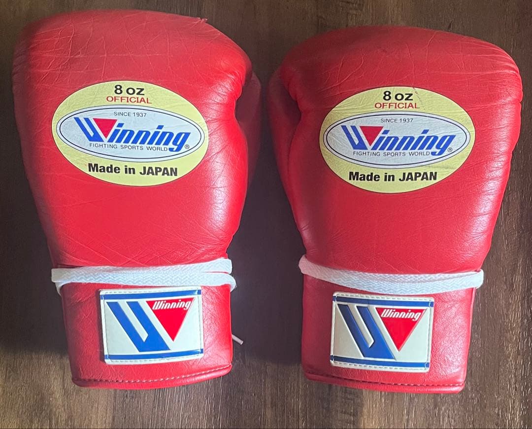 ★WINNING ボクシンググローブMS-200★8oz 赤★