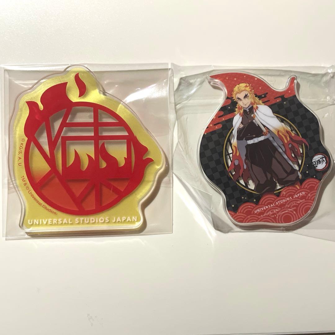鬼滅の刃　アクリルコースター　煉獄杏寿郎　USJ ユニバ