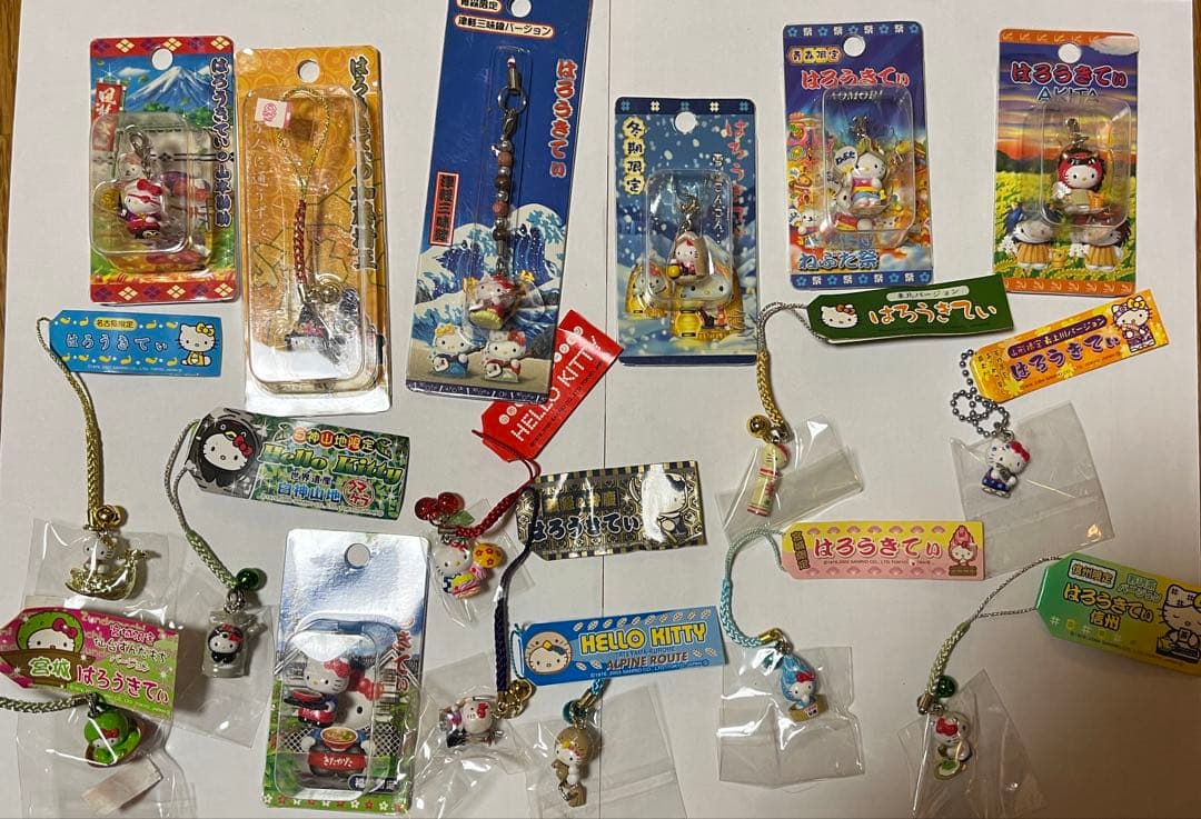 激レア多数！2001年〜ご当地キティ 105個　廃番多数　AI分析の半額ほど