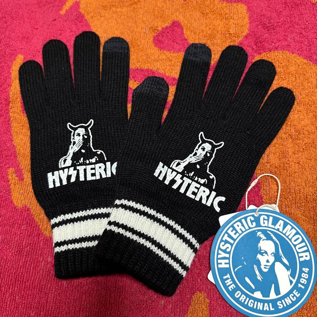 HYSTERIC GLAMOUR EVIL ニットグローブ