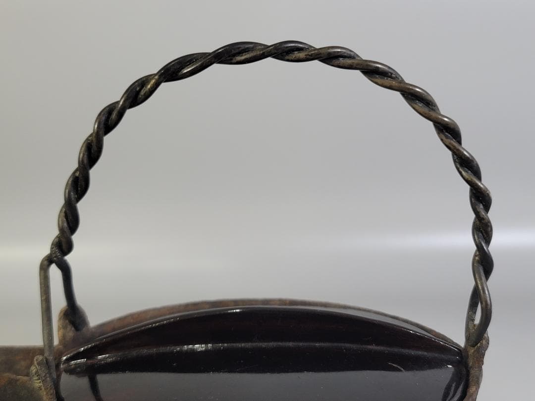 tsurushima専用 古鉄 鹿地紋 注瓶 古美術 DT318