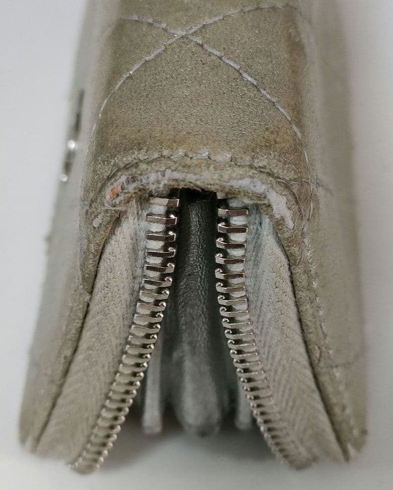 ANP17 シャネル マトラッセ ケース 小銭入れ シルバー金具