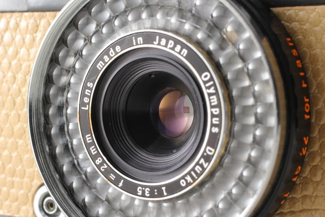 【整備済　美品】ベージュ OLYMPUS PEN EE-2 露出計OK 1359