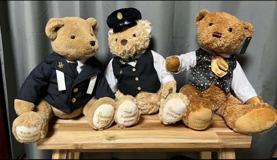 Harrods テディベア3体セット