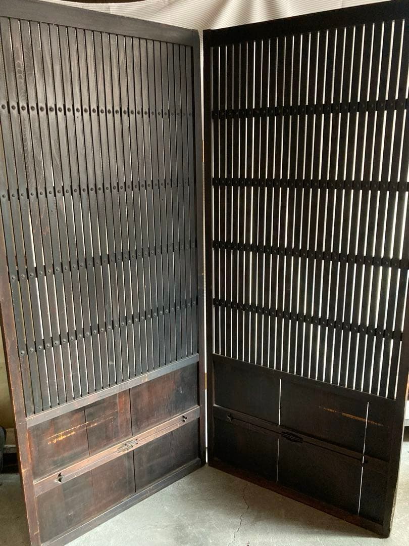 民藝家具　衝立　骨董什器