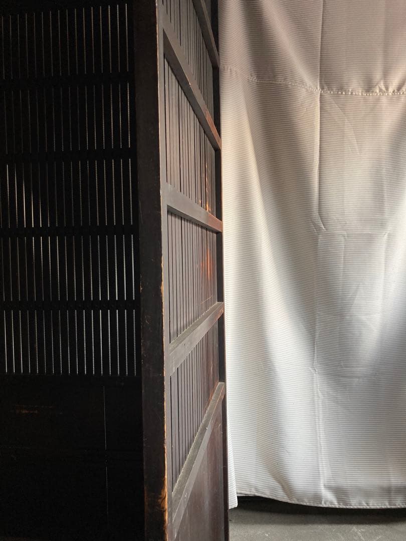 民藝家具　衝立　骨董什器