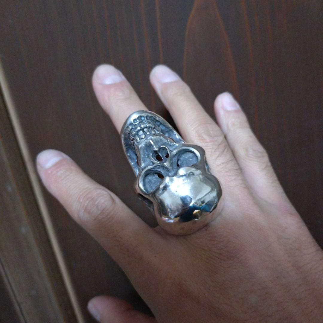 スカルリング　ラージ　自作　一点物