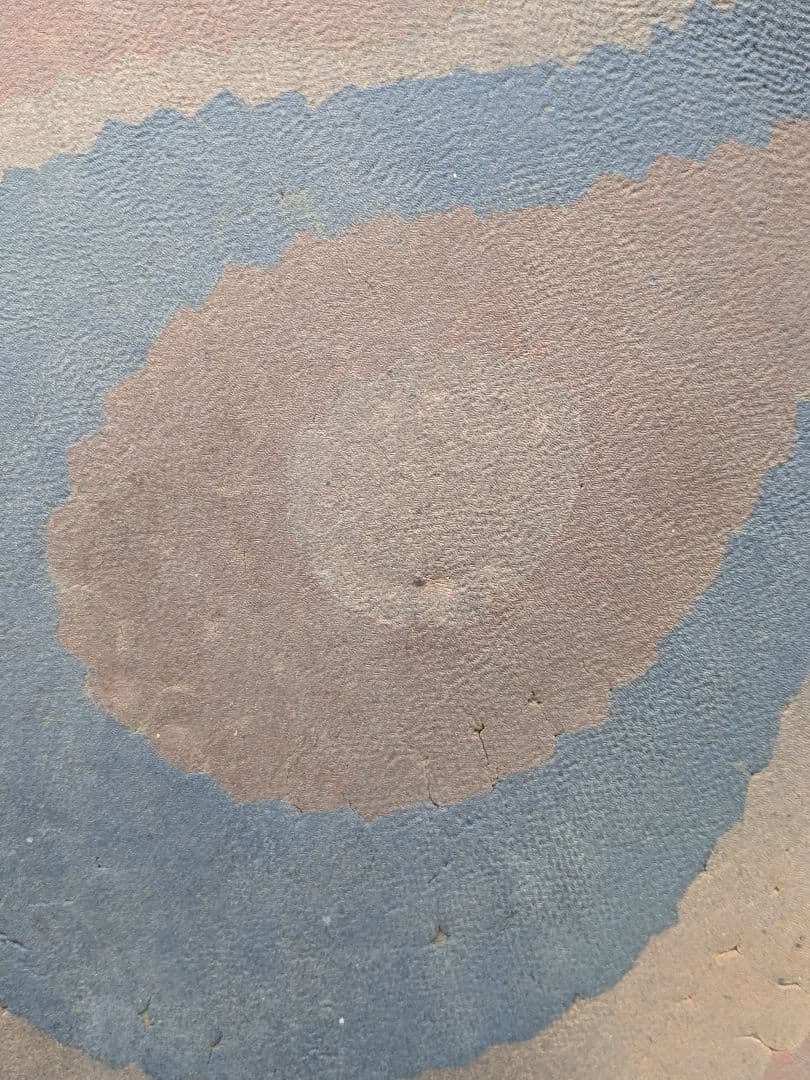 岡山県重要無形文化財 山本出 備前焼 出彩陶板 プレート 敷板 敷瓦 飾り皿