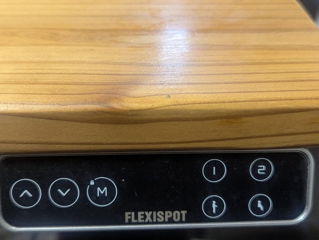 【一枚天板の昇降デスク】かなでもの 天然杉デスク 140cm×80cm