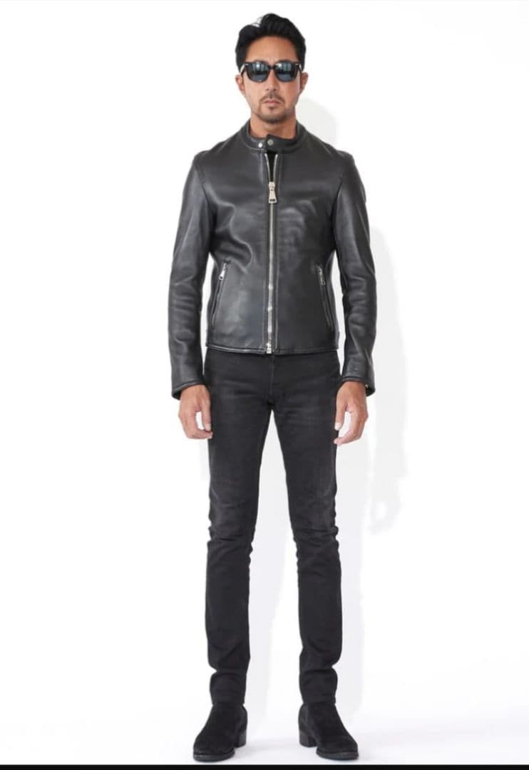 干場義雅 DRESSTERIOR ドレステリア レザーライダース ブラック