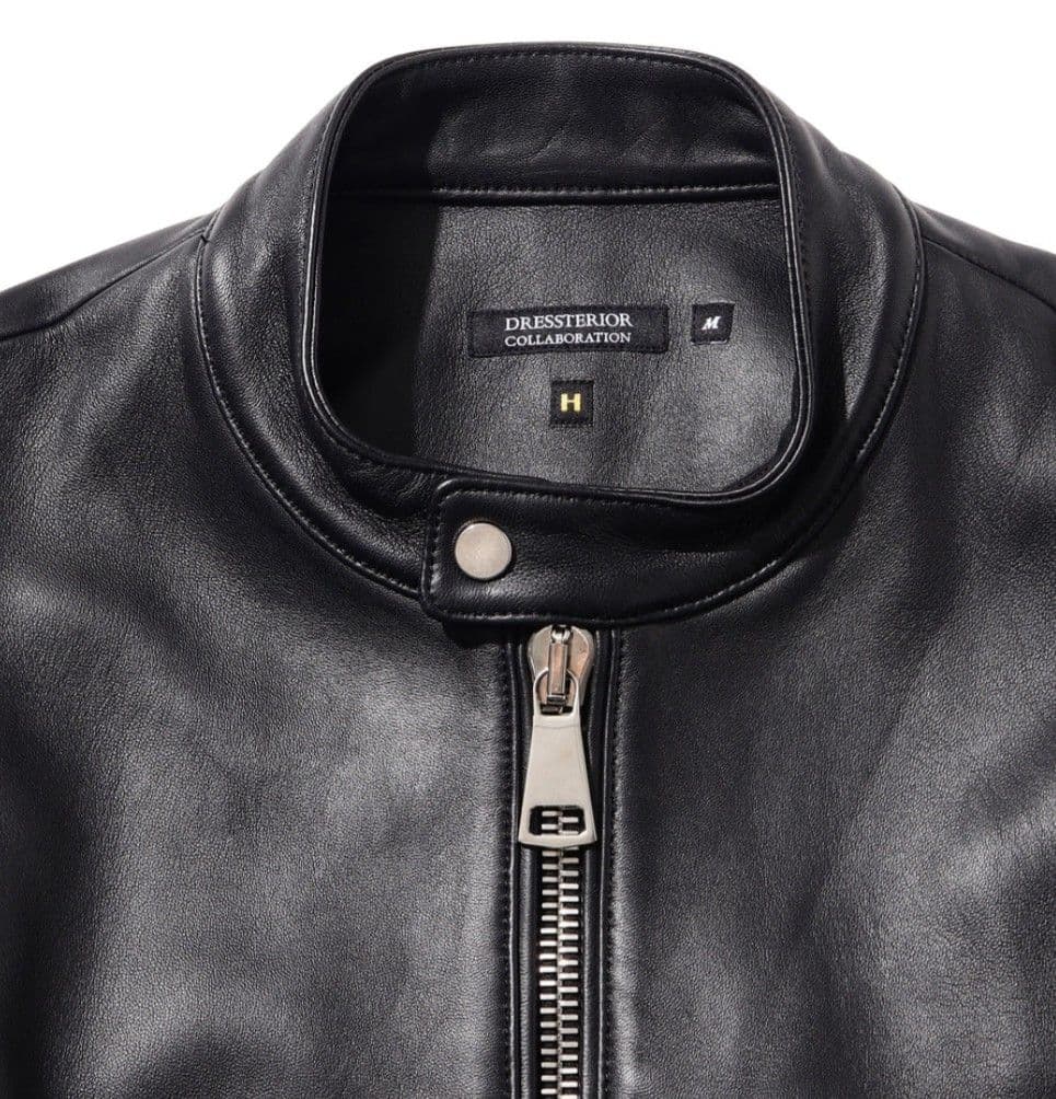 干場義雅 DRESSTERIOR ドレステリア レザーライダース ブラック
